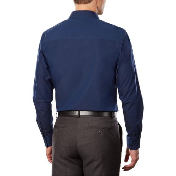 Unlisted by Kenneth Cole Blue Button-down Dress Shirt Slim Fit Size L - Picture 2 of 12